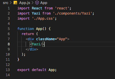 React Component mantığı
