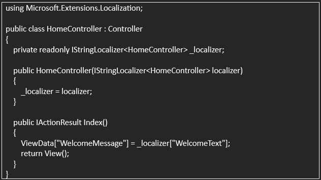 User-Friendly Localization in .NET Core MVC: How to Use ILocalisationService?