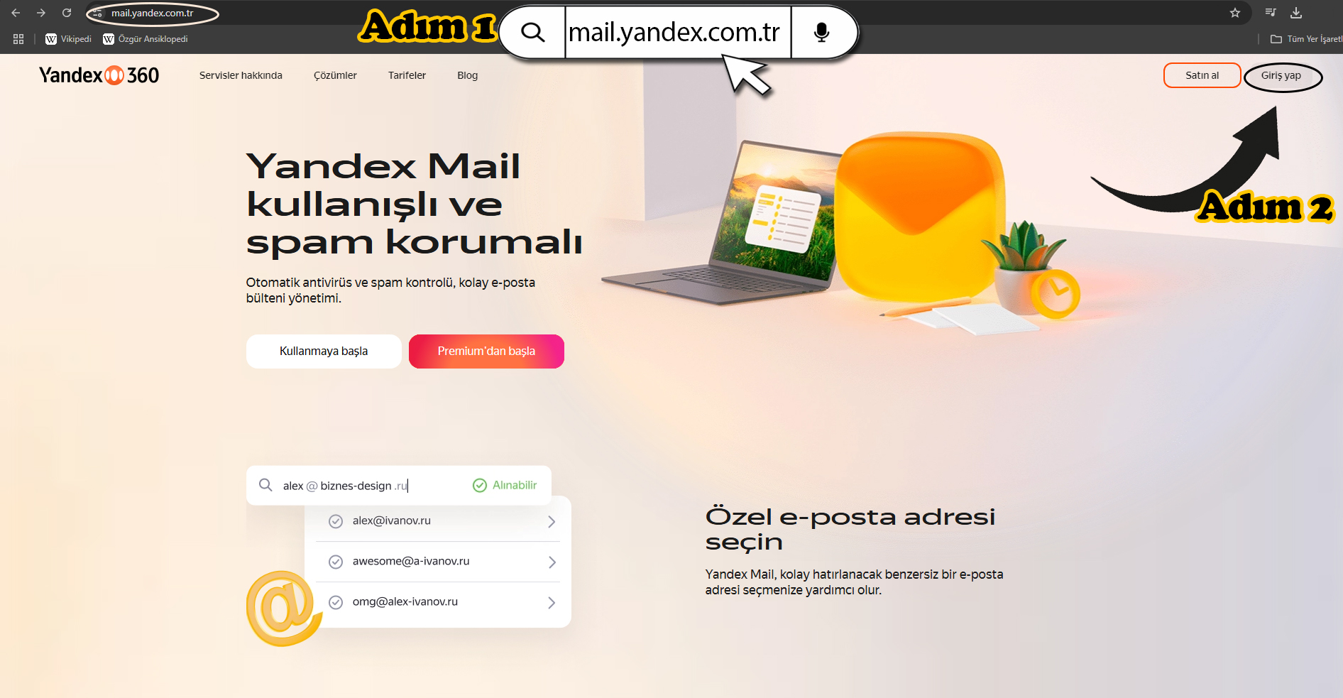 Yandex Web Giriş